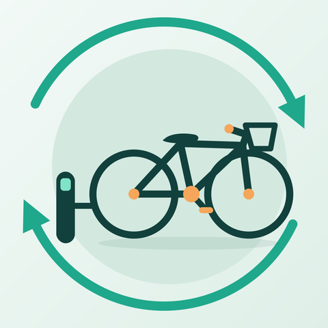 We are providing information on shared bicycle services near your residence.