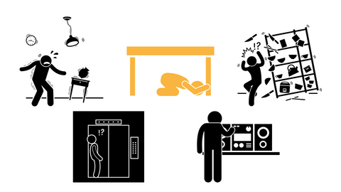 2. Measures to prevent belongings from scattering and furniture from falling over