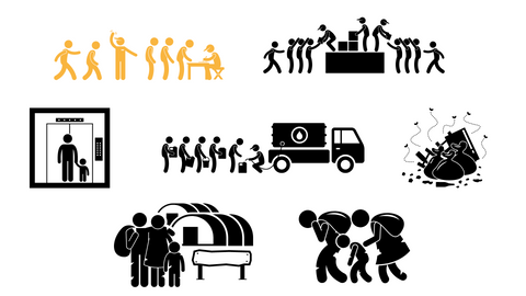 2. Distribution of emergency supplies
