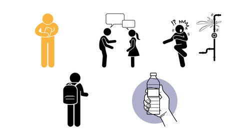 6. Confirm the safety of family members and ensure communication